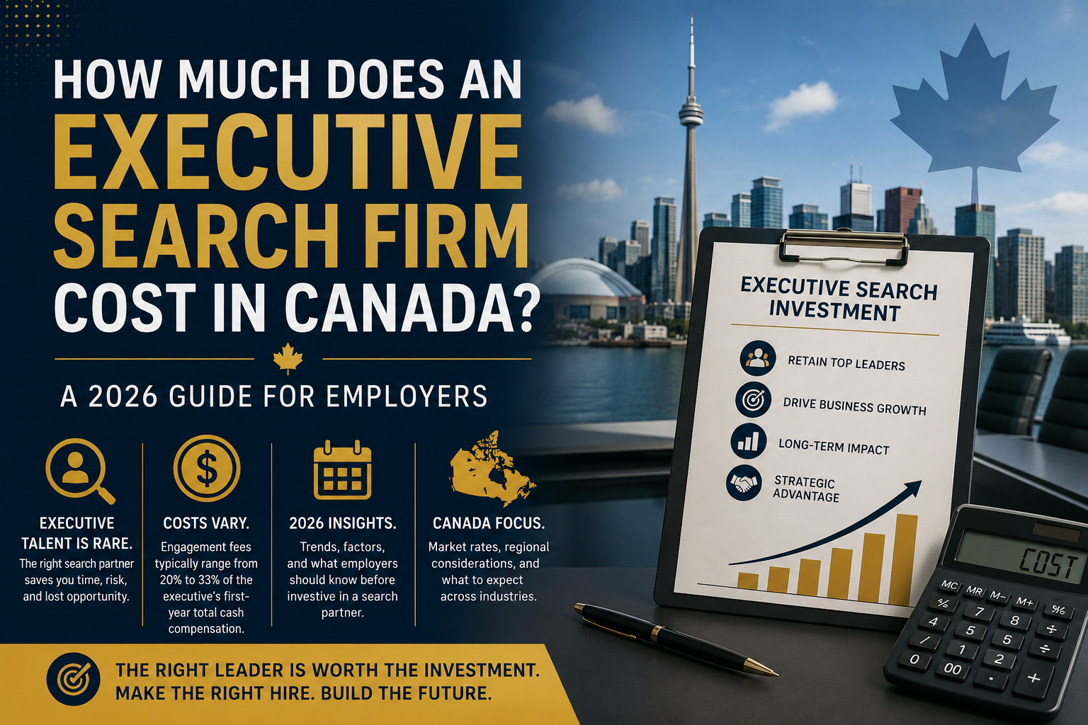 Executive Search Firm Cost in Canada